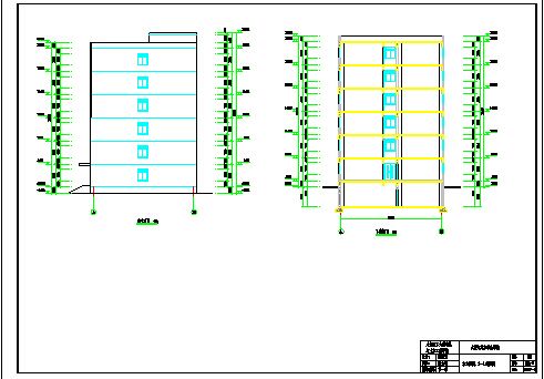 山西太原某6层框架结构小学教学楼建筑方案图-图二