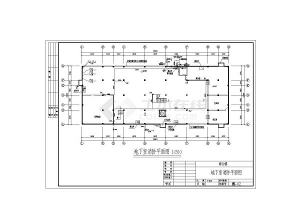 某地五层办公楼消防系统设计施工图-图二