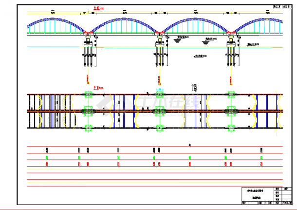 某黄河特桥型设计施工图-图二