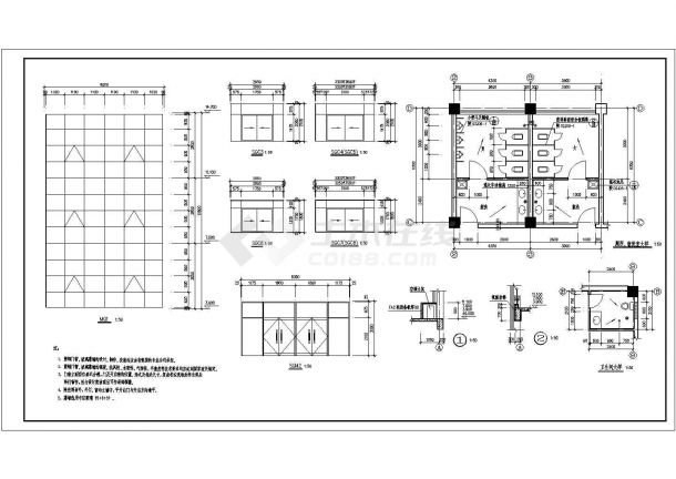 某地区工厂综合楼扩出设计CAD图-图二