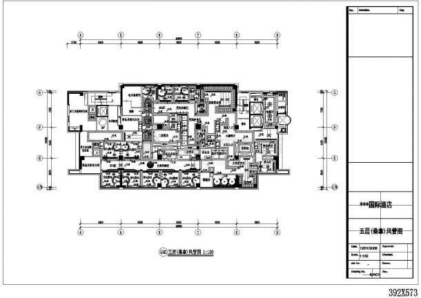 某地区某娱乐城五层水疗会区豪华按摩CAD设计图-图二
