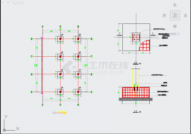 某工程钢结构防腐木平台设计施工图-图二