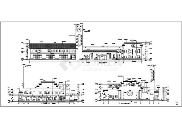 某地二级客运站建筑设计施工图-图一