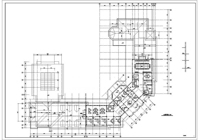 某地三层商务中心综合楼建筑施工图_图1