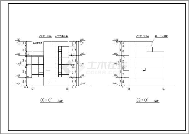 某地多层经典现代别墅建筑设计施工图-图二