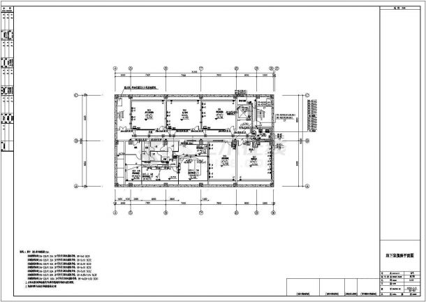 某地区100级超净实验楼(强电全套)CAD设计图纸-图二