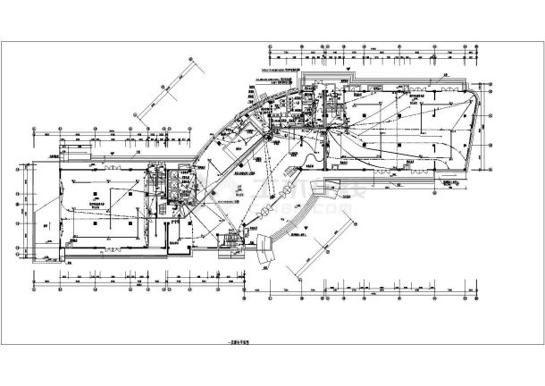 某地区教学综合楼电气施工CAD设计图纸-图一