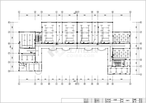 某地区某幼儿园电气总CAD设计图纸-图二