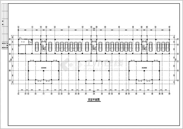 湖南省某城市五层住宅平立面建筑设计图-图二