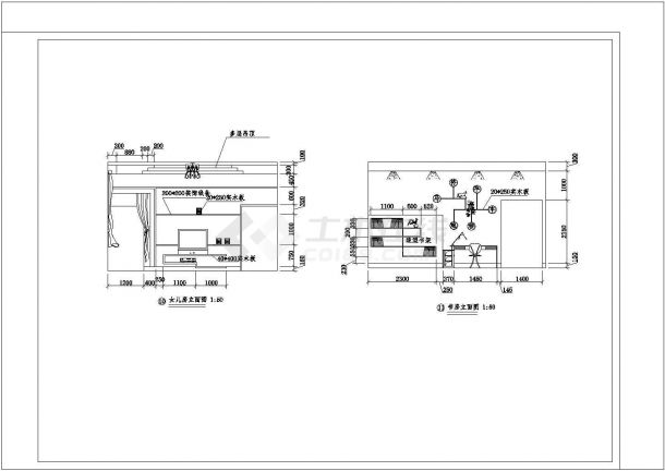 某地三层别墅全套装饰设计施工图（现代风格）-图二
