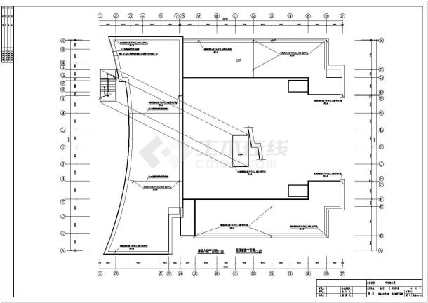 某地区中学综合楼电气CAD设计图纸-图二