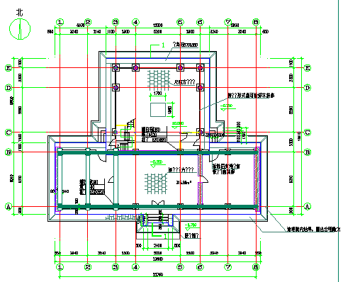 某区仿古建筑设计施工图纸（共3张）-图二