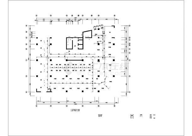 某地区某酒店桑拿浴场设计施工CAD设计图纸-图二