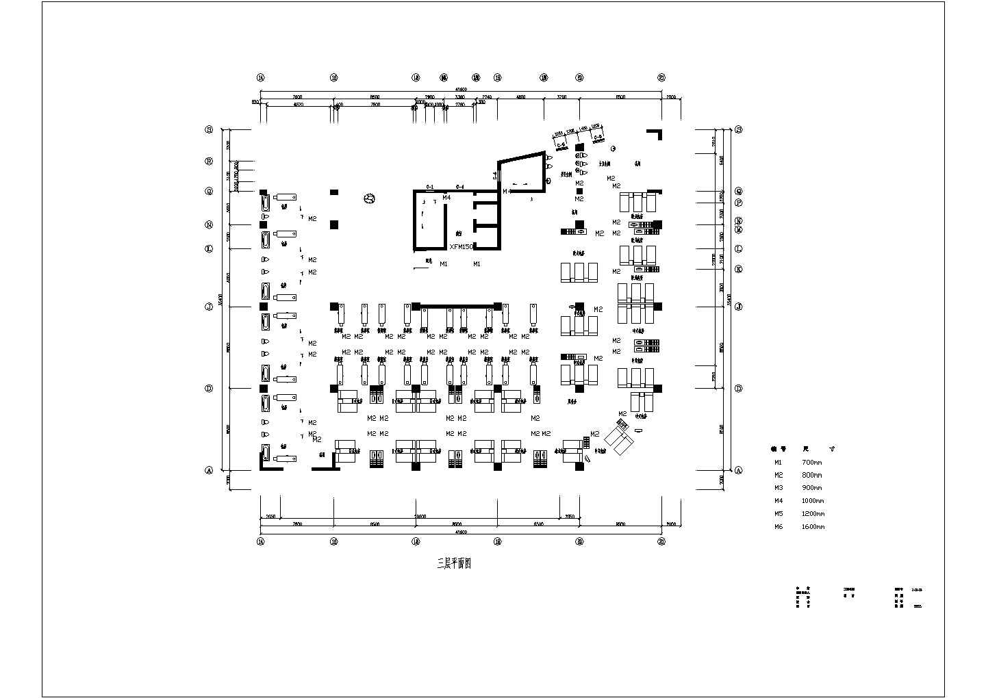 某地区某酒店桑拿浴场设计施工CAD设计图纸