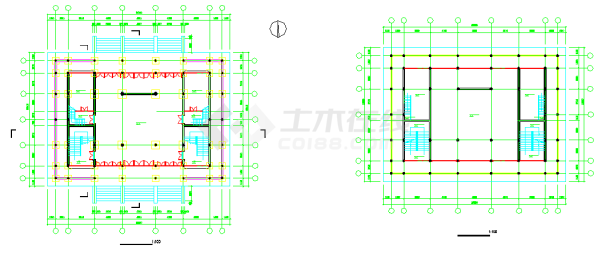 某市区仿古建筑设计施工图纸（共4张）-图二