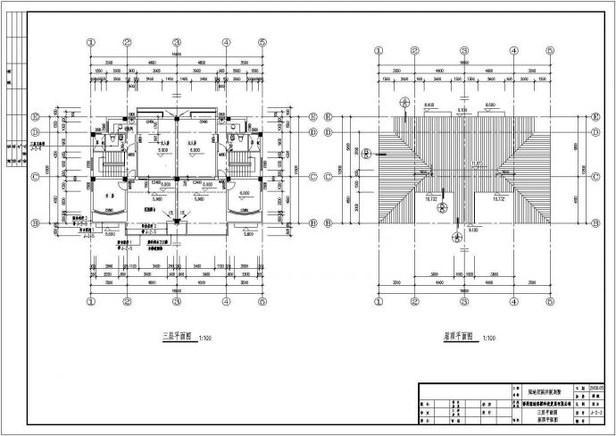 经典现代风格别墅建筑设计方案施工全套图纸_图1
