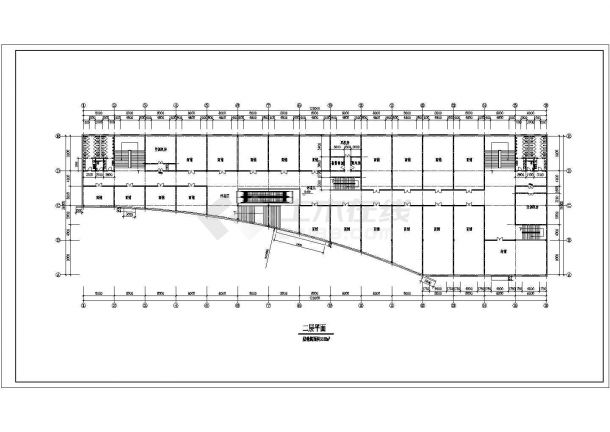 某地区大型购物商城建筑施工CAD图-图二