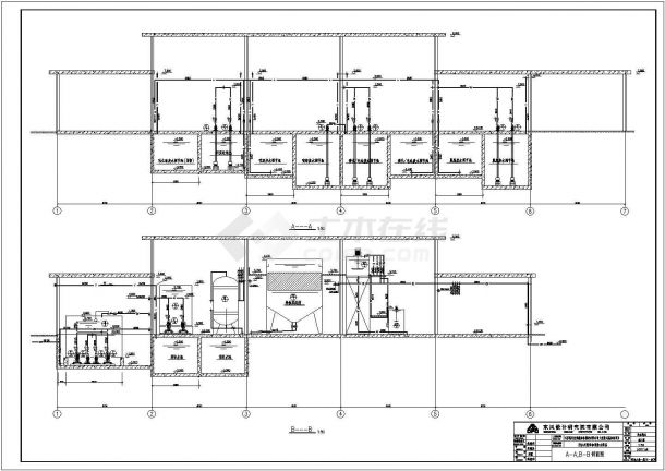 车间工艺平面详细布置建筑施设计工图-图二