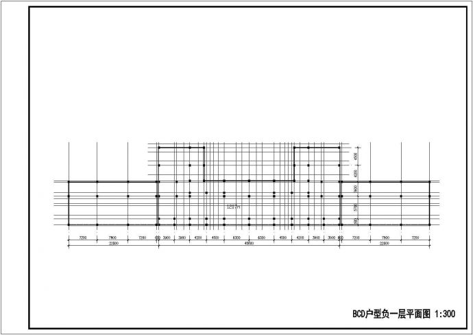 某户型室内装修方案cad平面图例_图1