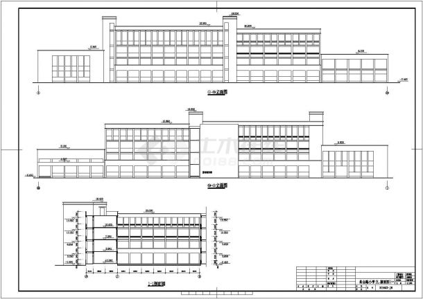 某地四层幼儿园建筑方案规划设计图-图二