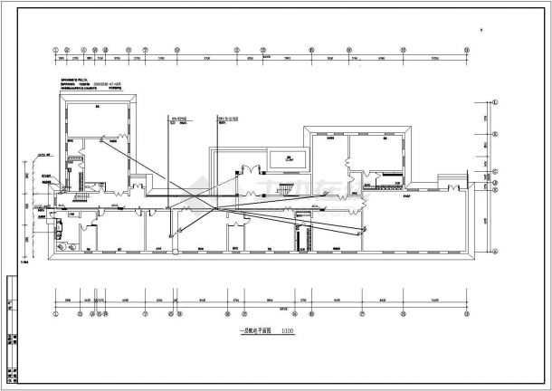 某地区二层幼儿园建筑设计规划电气图-图一
