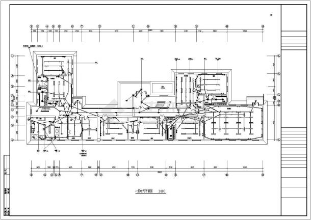 某地区二层幼儿园建筑设计规划电气图-图二