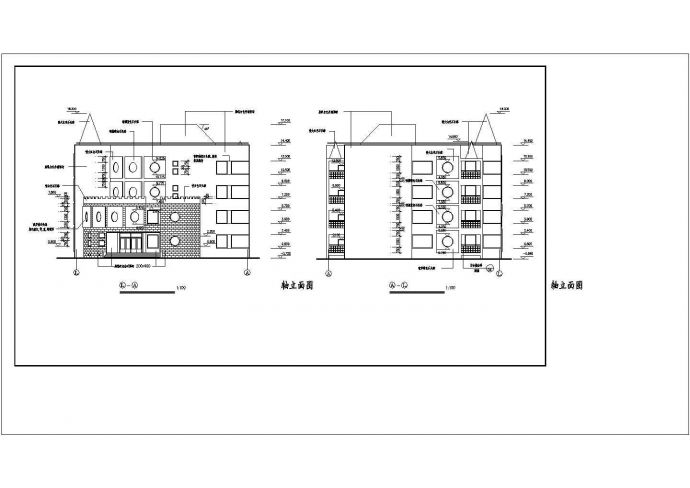 某地住宅小区四层幼儿园建筑设计施工图_图1