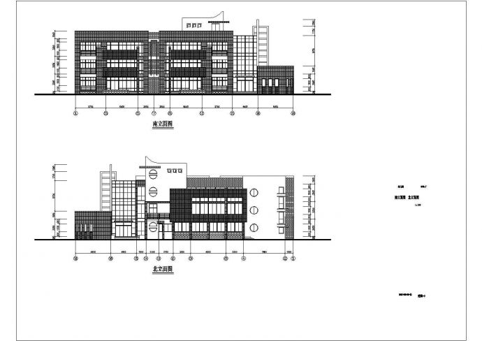 某地三层幼儿园设计规划施工建筑图_图1
