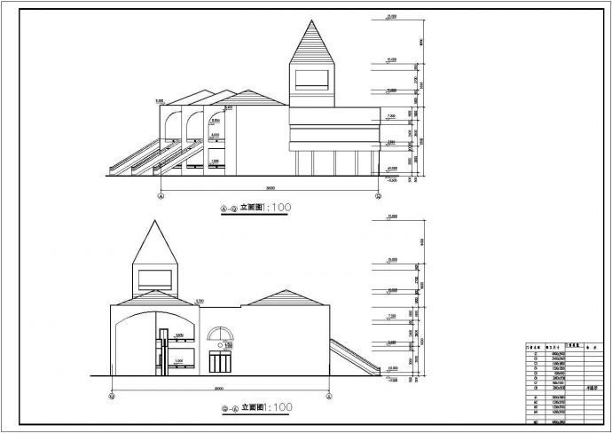 某地二层幼儿园设计建筑方案施工图_图1