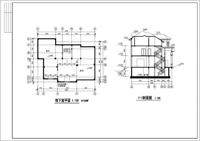 某地二层别墅建筑全套CAD设计施工图_图1