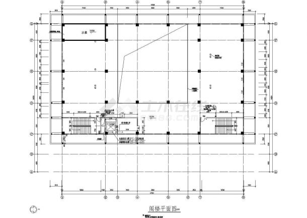 某地区静音寺建筑施工CAD设计图纸-图二