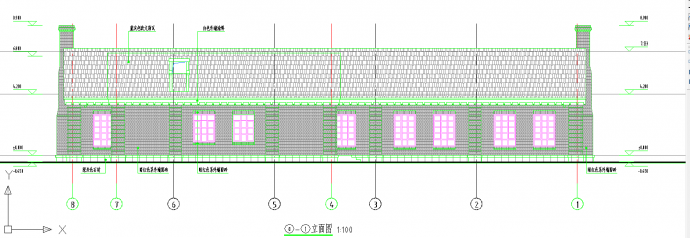 某地区单层农家乐餐厅建筑施工设计图_图1