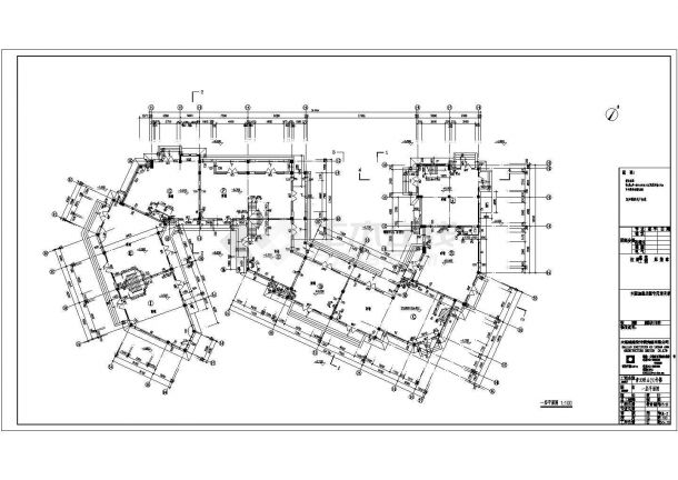 两层新古典主义风格商业街建筑施工图（含效果图）-图二