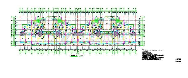 开发商经典户型CAD平面基础布置参考图-图二