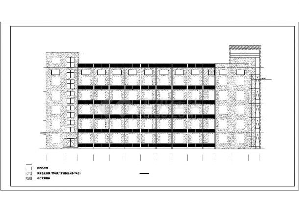 一套完整的教学综合楼建筑施工图-图二