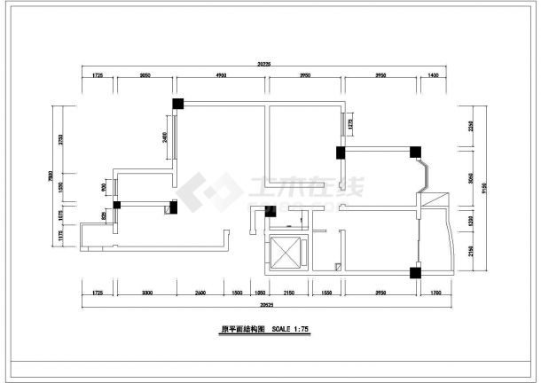 经典详细家装室内设计cad施工图大样图-图一