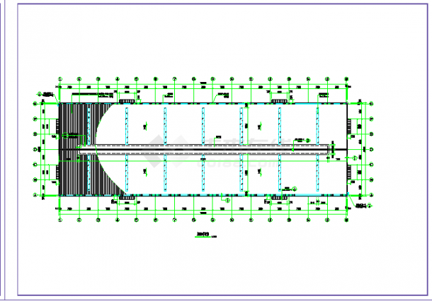 完整钢结构厂房建筑、结构图纸（含细部节点）-图二
