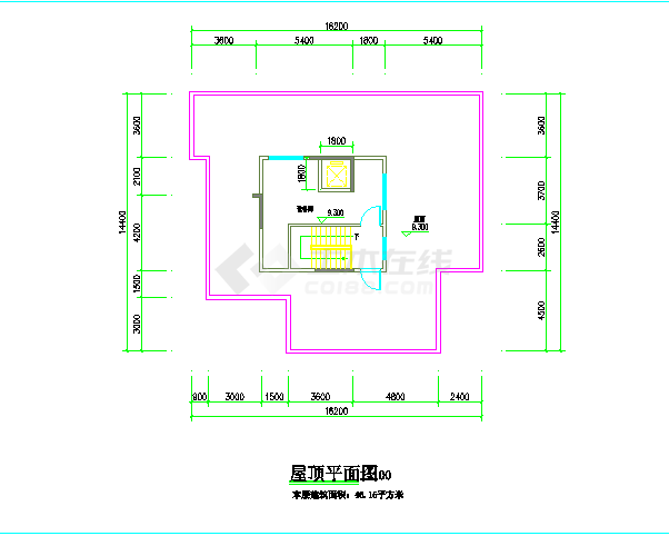 云南临沧已建成小别墅cad设计施工图-图二