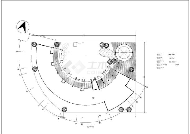 某地幼儿园建筑全套CAD设计施工图-图二