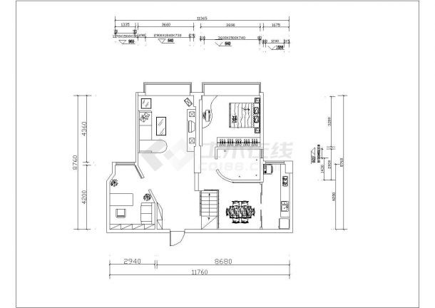  Classic Residential Interior Decoration CAD Scheme Package Drawing - Figure 1