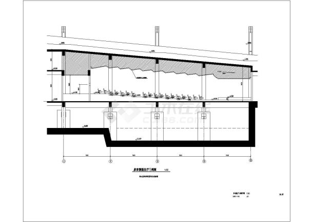 某地区大学广场设计规划建筑施工详图-图一