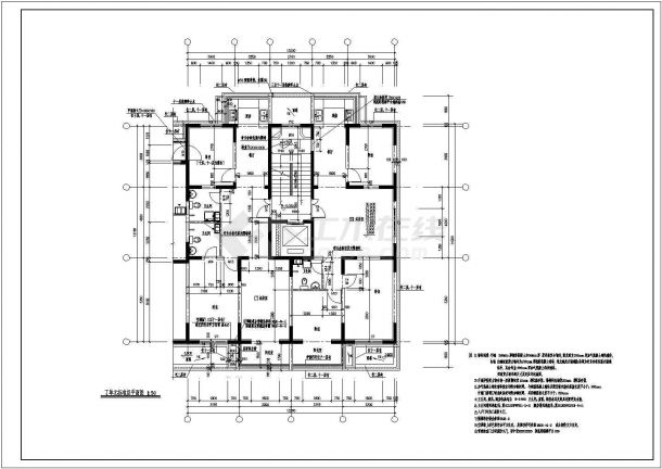 某多层剪力墙结构单元住宅建筑设计图-图二