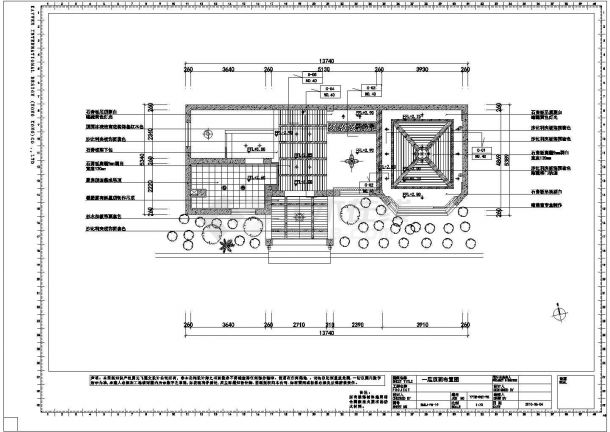 某市新古典三层别墅室内装修CAD图纸-图一