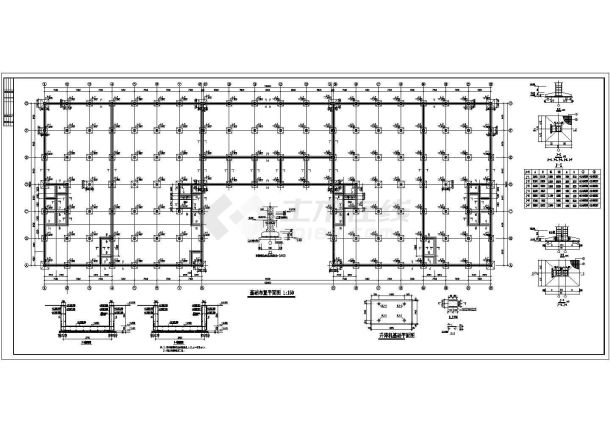 二层框架结构厂房建筑结构图纸（全套）-图二