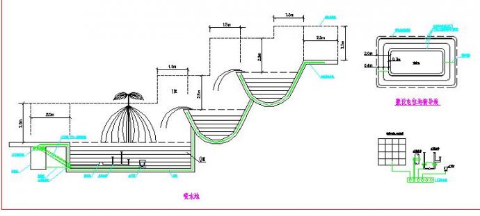 经典等电位CAD平立剖面参考图_图1