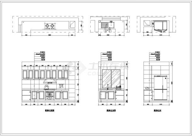 某地130平米住宅装修设计建筑施工图-图一