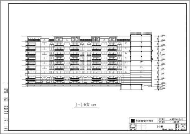 某芳草地住宅小区建筑cad设计图纸-图一