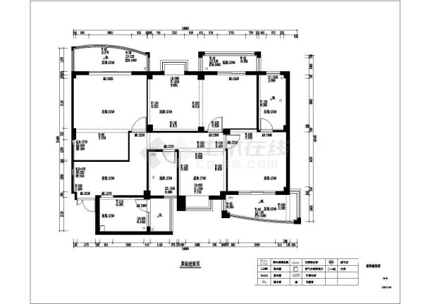 某地区住宅室内装修设计规划施工图-图二