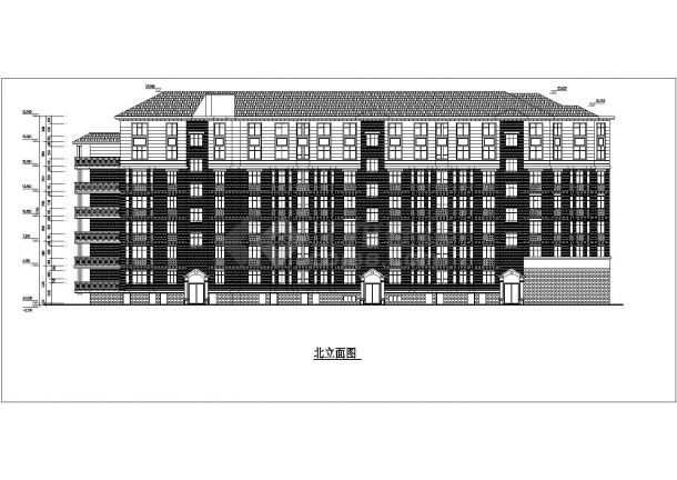 某地区完整的住宅方案CAD设计图纸-图二