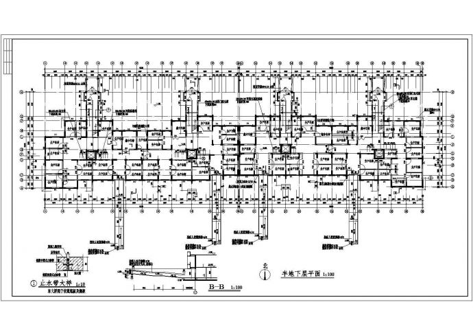  某地区某小高层住宅建筑建施CAD建筑设计图纸_图1